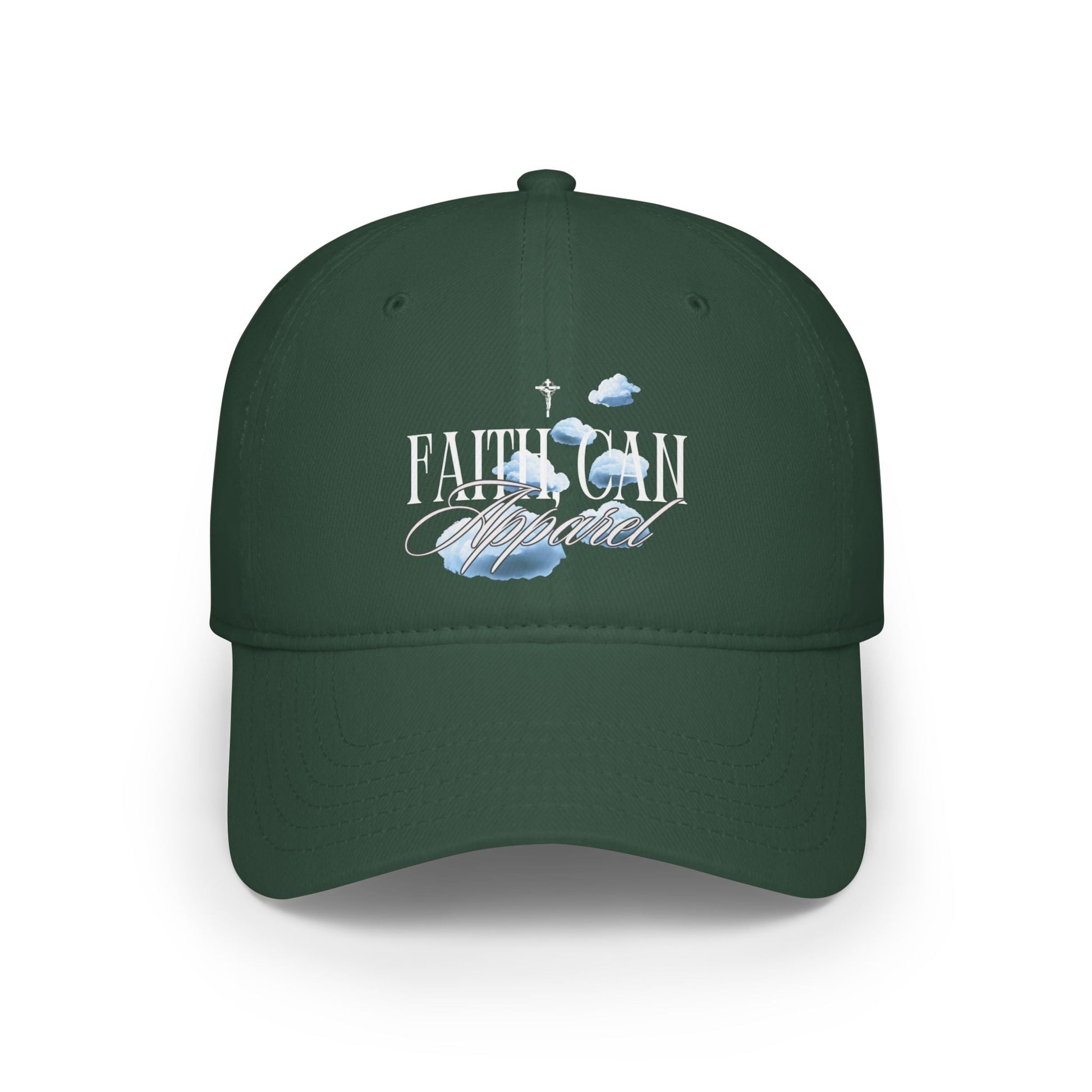 Faith, Can Apparel Unisex Low Profile Baseball Cap - Faith, Can Apparel