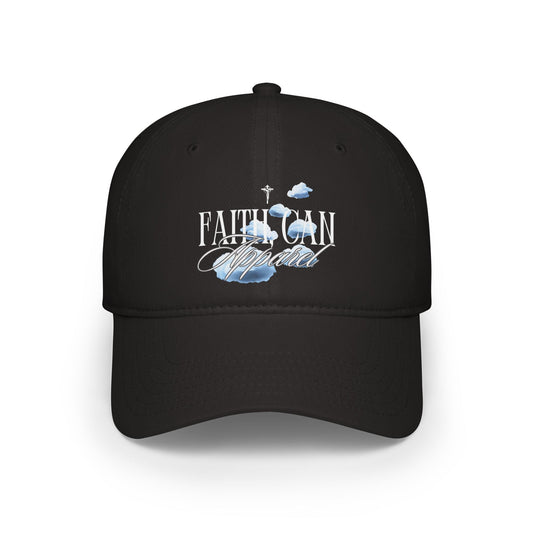 Faith, Can Apparel Unisex Low Profile Baseball Cap - Faith, Can Apparel