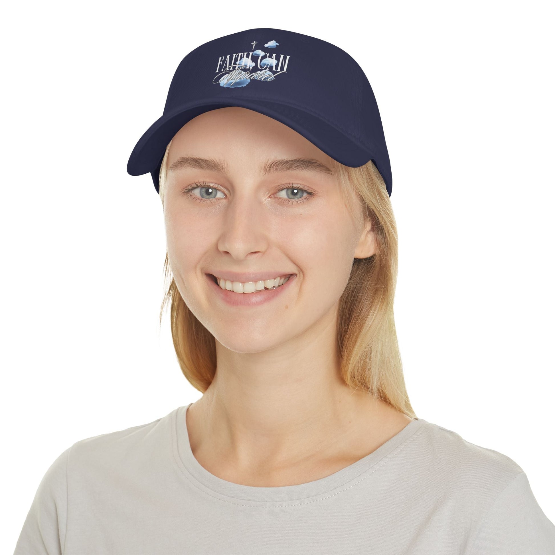 Faith, Can Apparel Unisex Low Profile Baseball Cap - Faith, Can Apparel