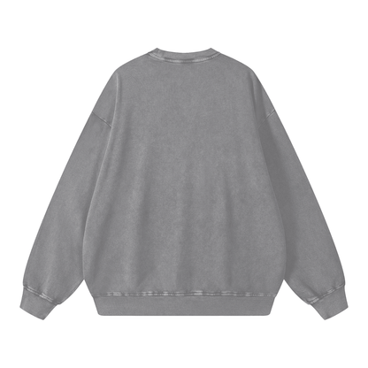 FRUIT OF THE SPIRIT Acid Washed Oversized Sweatshirt - Faith, Can Apparel
