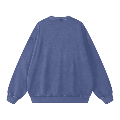 FRUIT OF THE SPIRIT Acid Washed Oversized Sweatshirt - Faith, Can Apparel