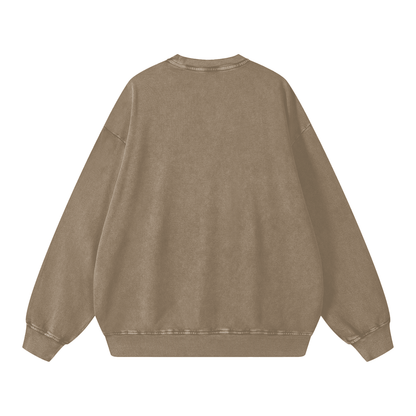 FRUIT OF THE SPIRIT Acid Washed Oversized Sweatshirt - Faith, Can Apparel