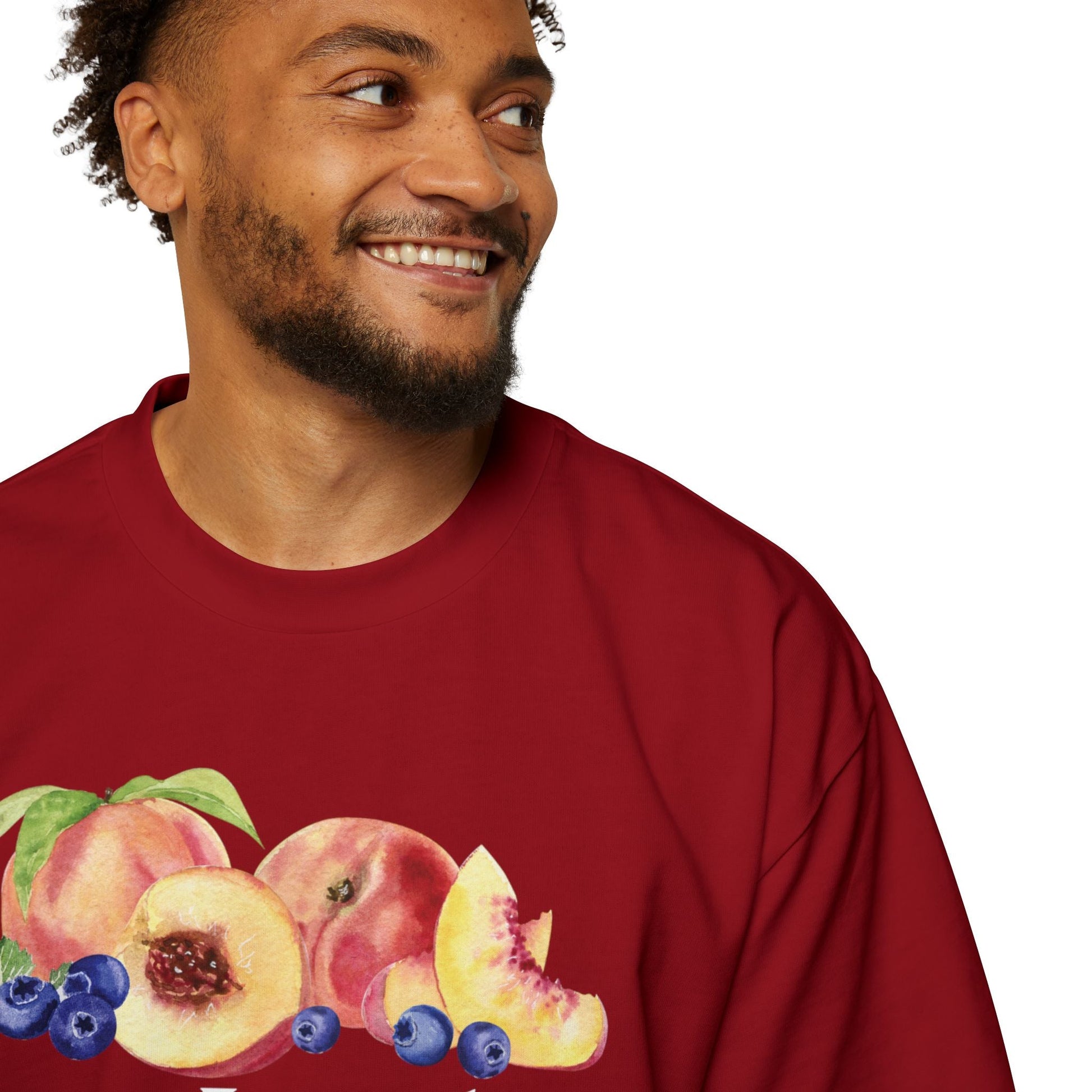 JESUS LEADS US TO NEW LIFE Men's Heavy Oversized Cotton T-Shirt - Faith, Can Apparel