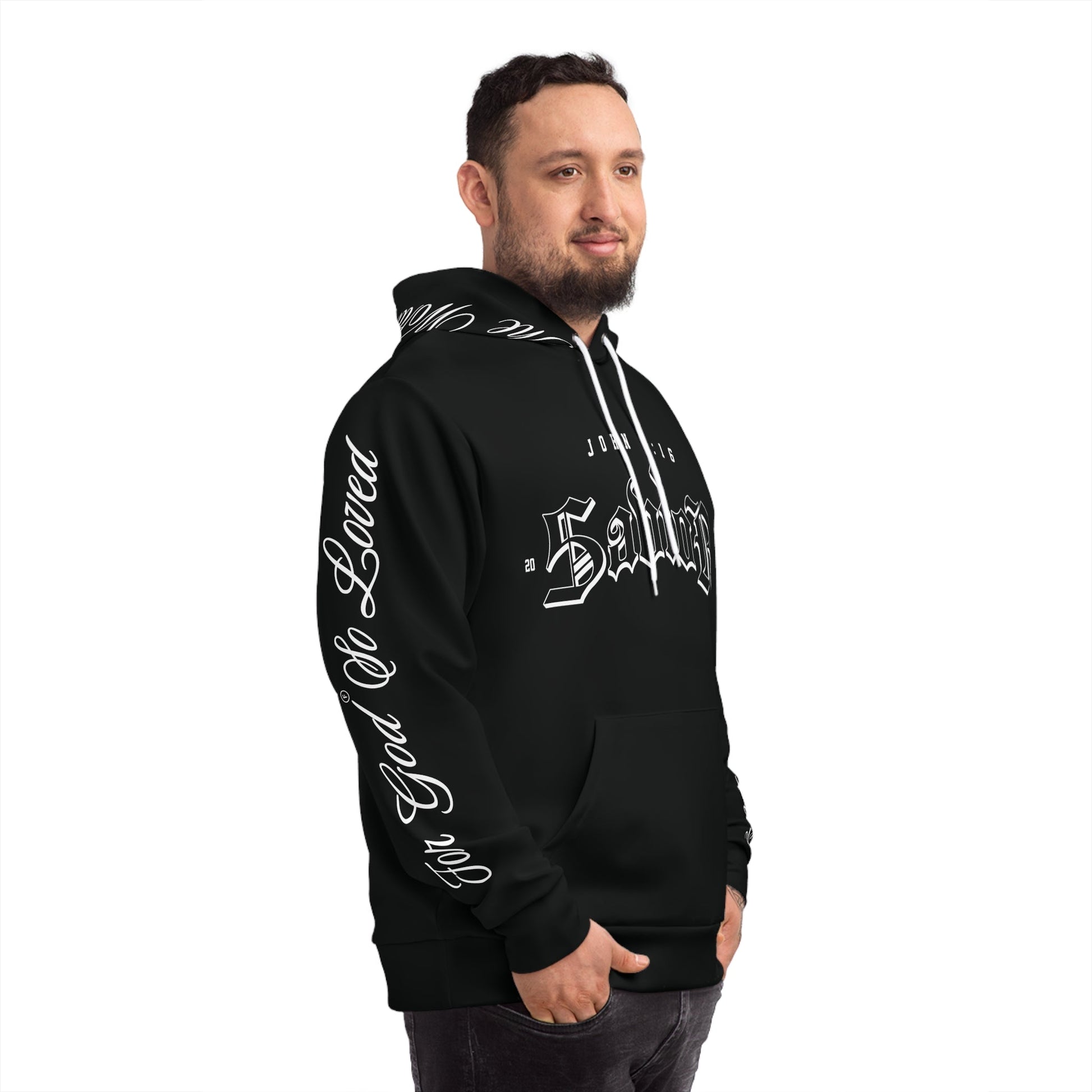 JOHN 3:16 Heavy Unisex Hoodie - Faith, Can Apparel