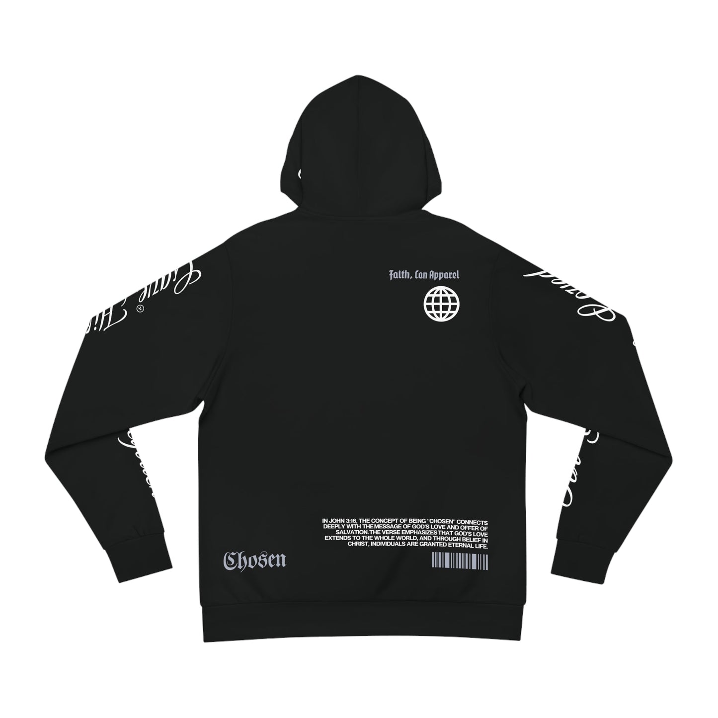 JOHN 3:16 Heavy Unisex Hoodie - Faith, Can Apparel