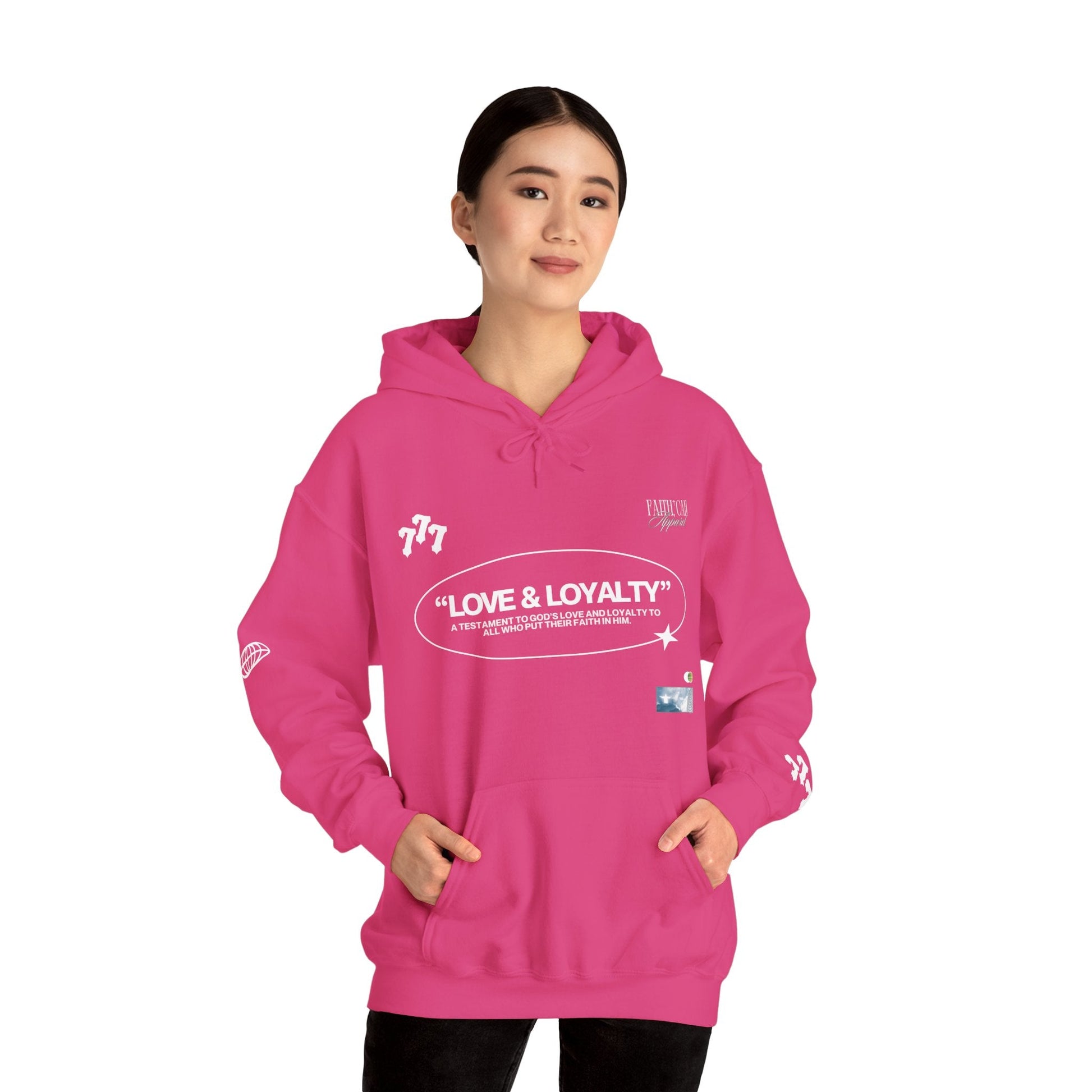 "LOVE & LOYALTY" Unisex Heavy Blend Hoodie - Faith, Can Apparel