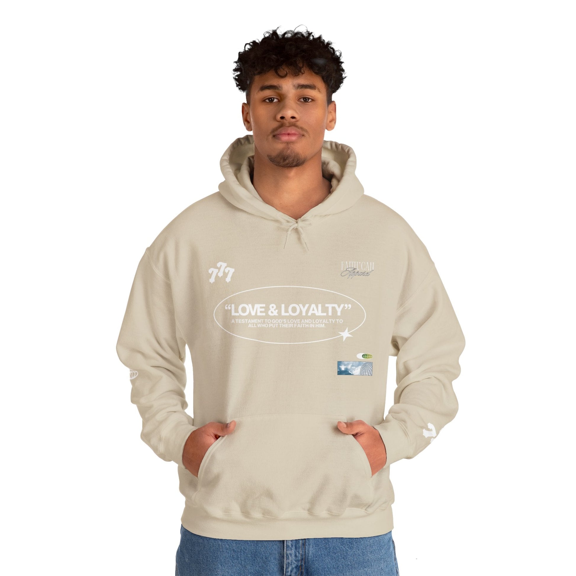 "LOVE & LOYALTY" Unisex Heavy Blend Hoodie - Faith, Can Apparel