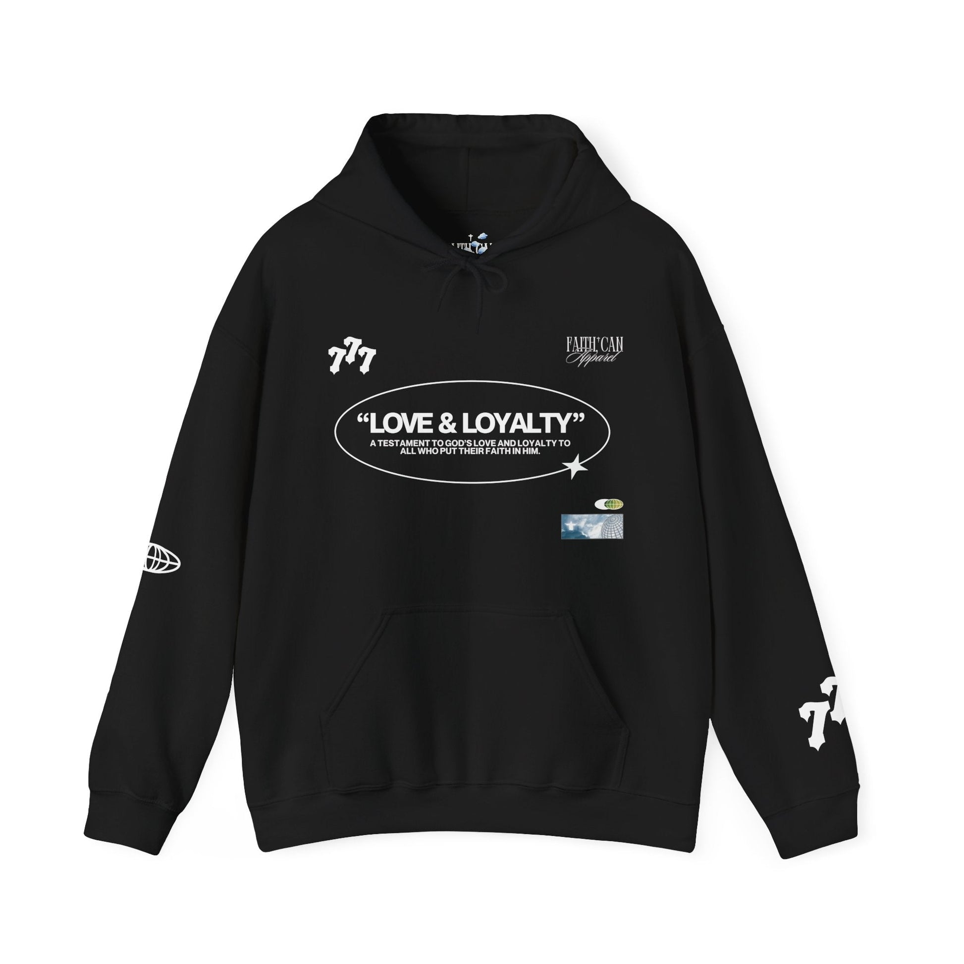 "LOVE & LOYALTY" Unisex Heavy Blend Hoodie - Faith, Can Apparel