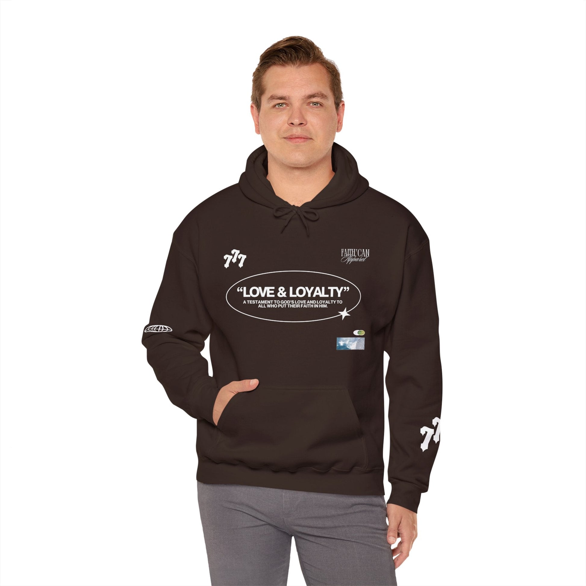 "LOVE & LOYALTY" Unisex Heavy Blend Hoodie - Faith, Can Apparel