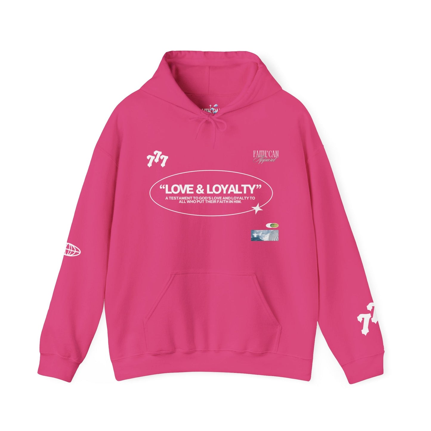 "LOVE & LOYALTY" Unisex Heavy Blend Hoodie - Faith, Can Apparel