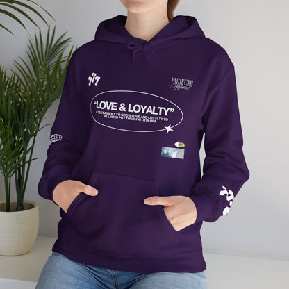 "LOVE & LOYALTY" Unisex Heavy Blend Hoodie - Faith, Can Apparel