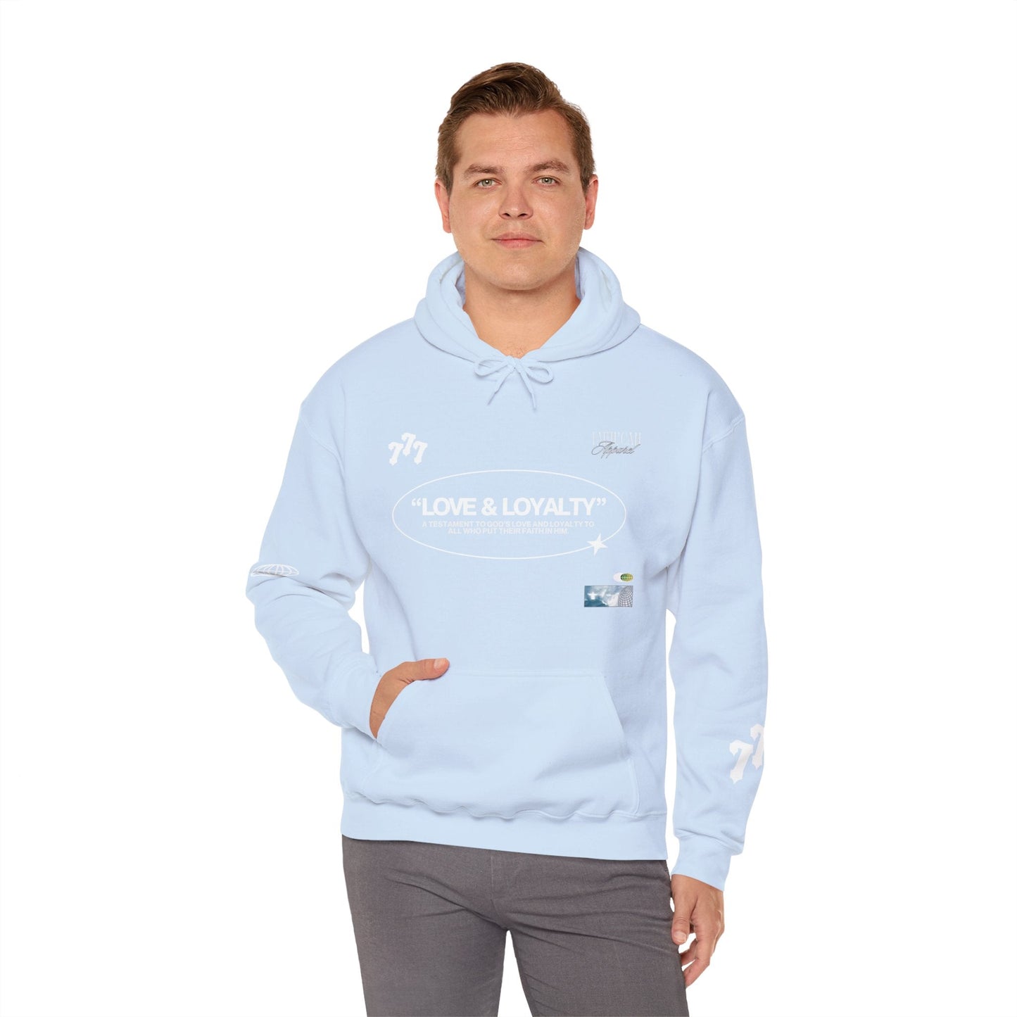 "LOVE & LOYALTY" Unisex Heavy Blend Hoodie - Faith, Can Apparel