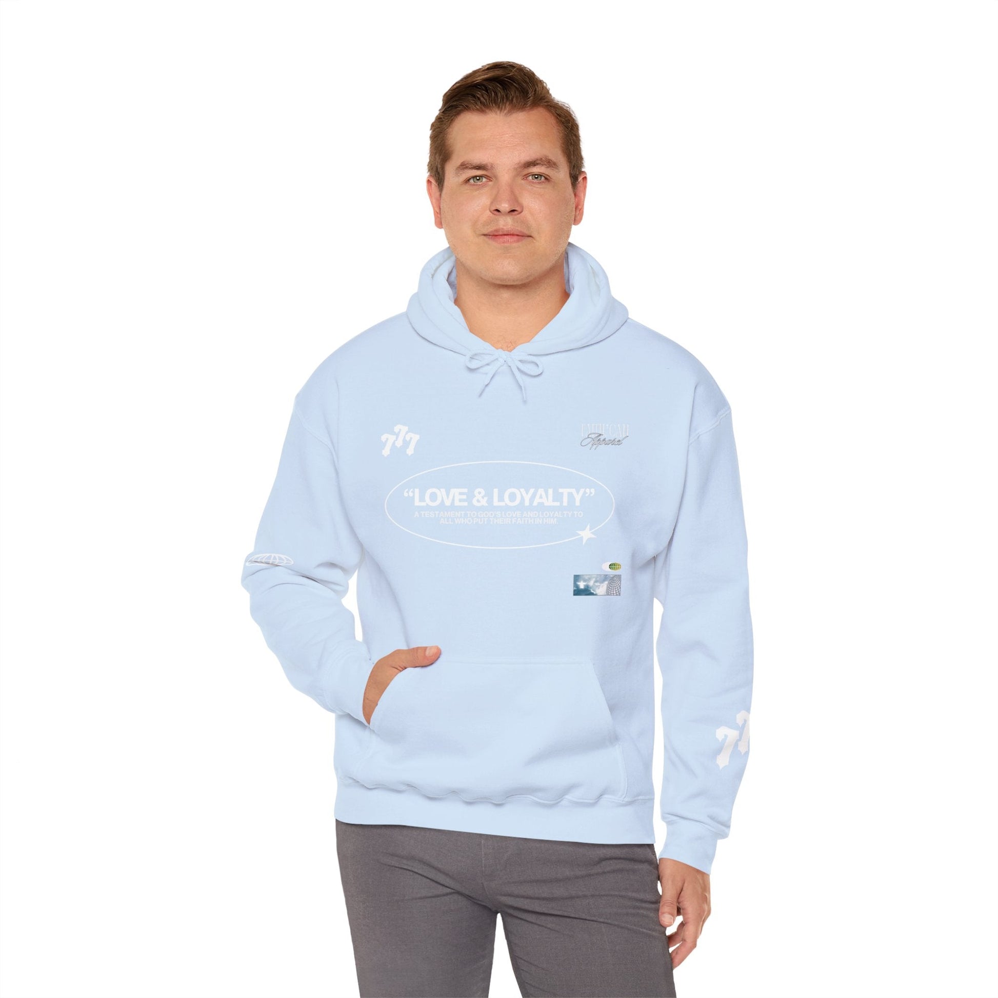 "LOVE & LOYALTY" Unisex Heavy Blend Hoodie - Faith, Can Apparel