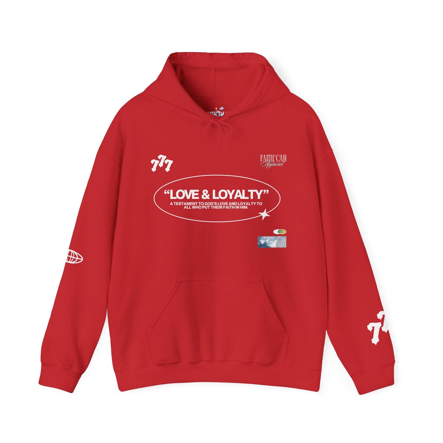 "LOVE & LOYALTY" Unisex Heavy Blend Hoodie - Faith, Can Apparel