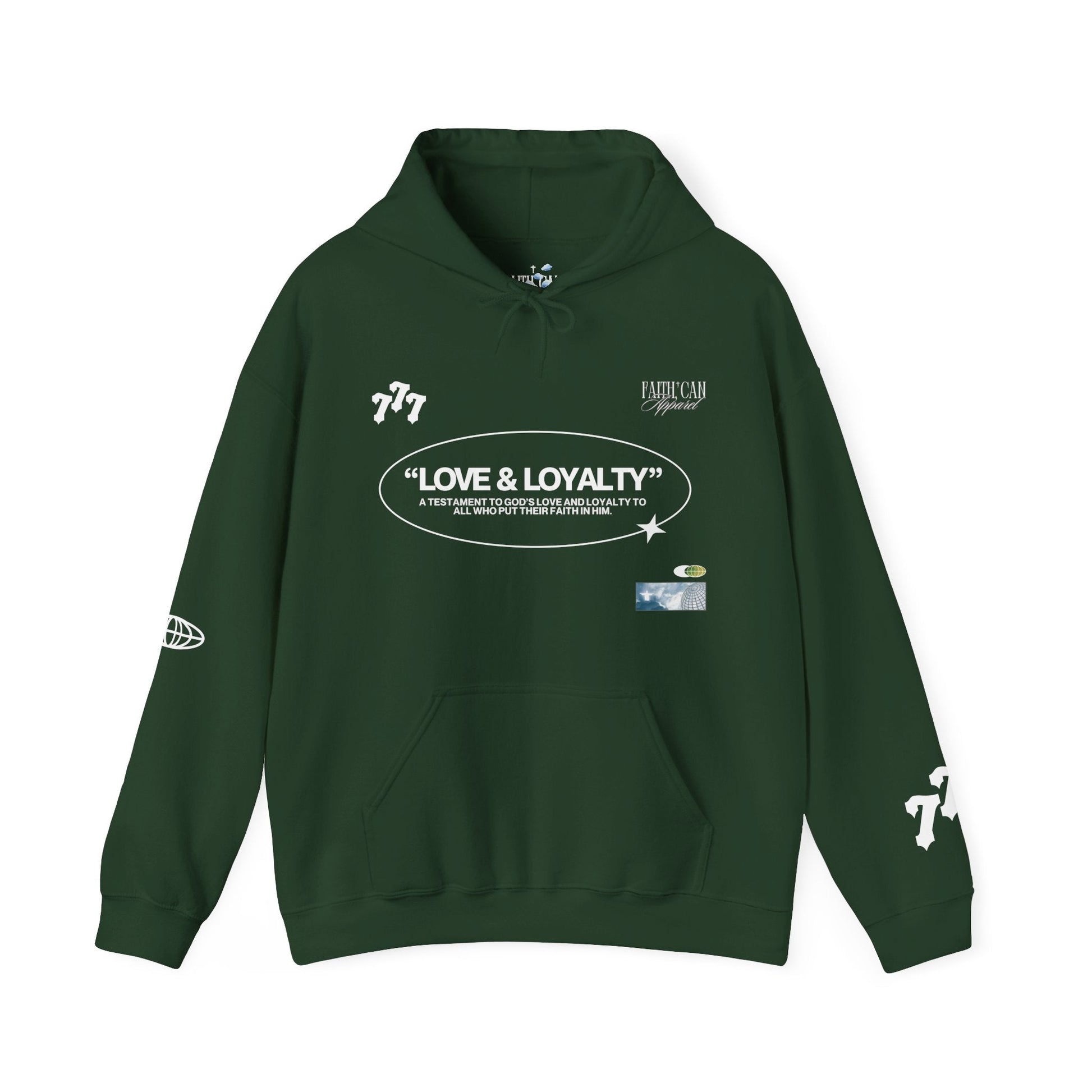 "LOVE & LOYALTY" Unisex Heavy Blend Hoodie - Faith, Can Apparel