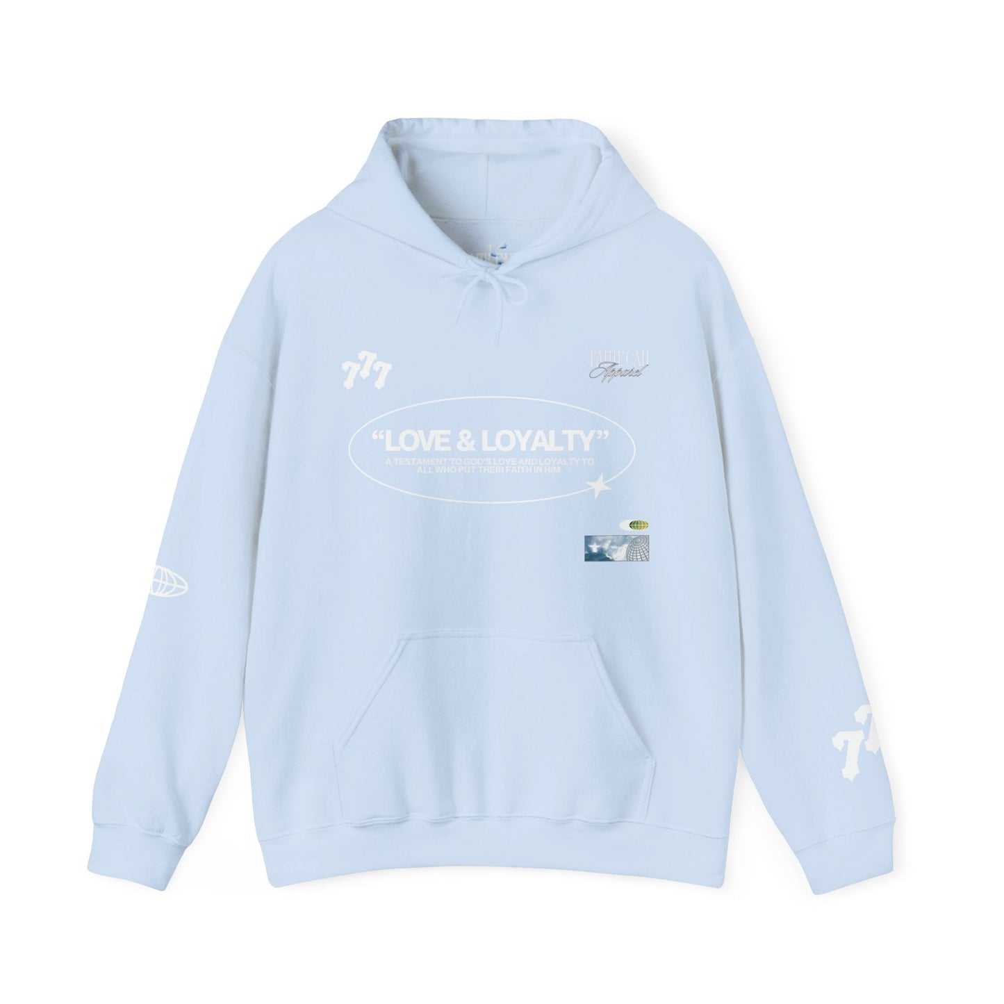 "LOVE & LOYALTY" Unisex Heavy Blend Hoodie - Faith, Can Apparel