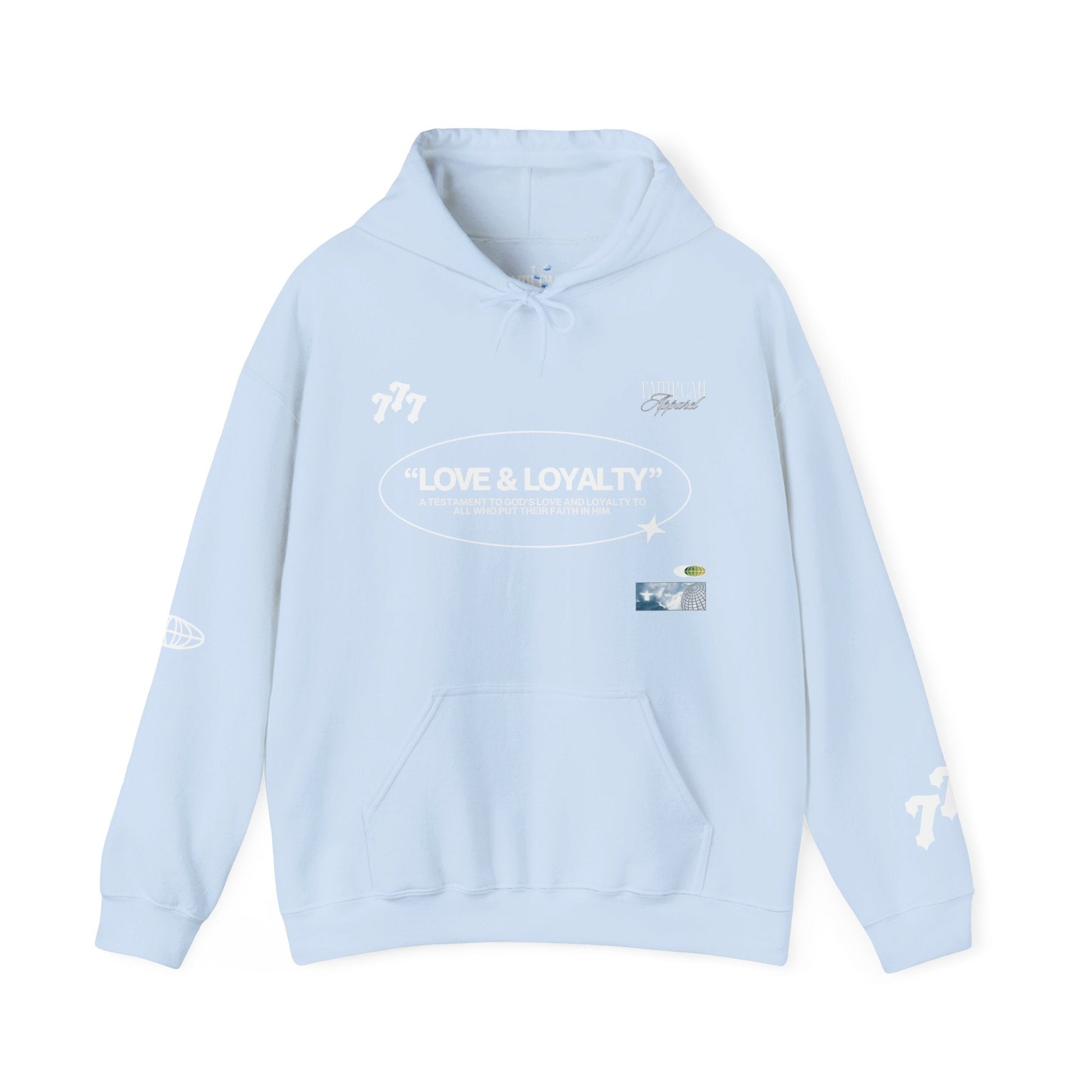 "LOVE & LOYALTY" Unisex Heavy Blend Hoodie - Faith, Can Apparel