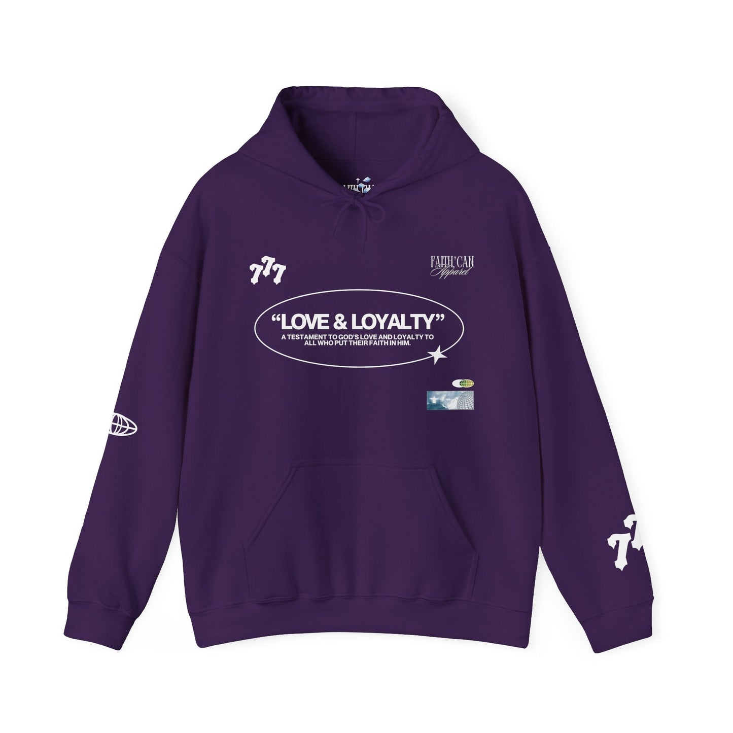 "LOVE & LOYALTY" Unisex Heavy Blend Hoodie - Faith, Can Apparel