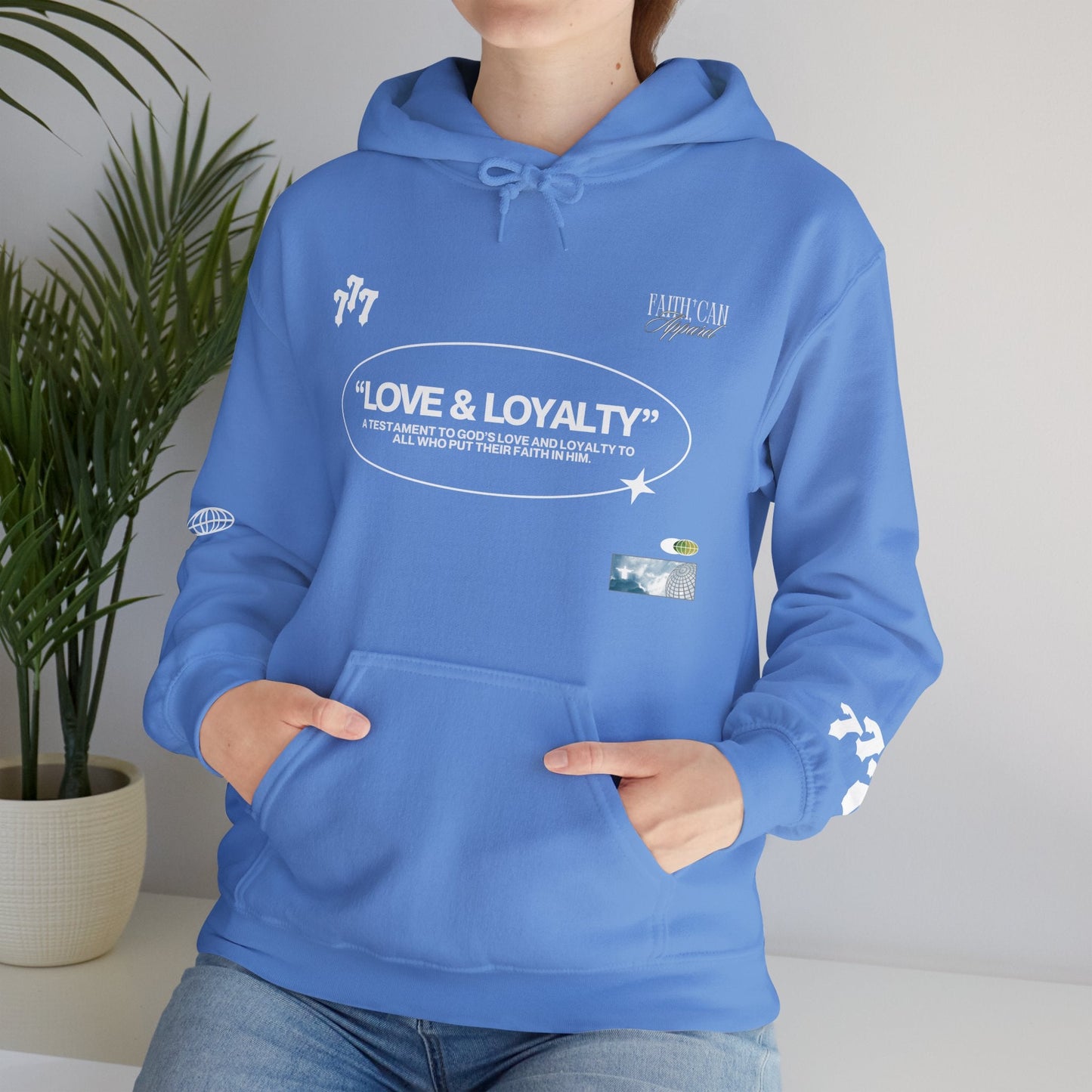 "LOVE & LOYALTY" Unisex Heavy Blend Hoodie - Faith, Can Apparel