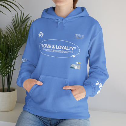 "LOVE & LOYALTY" Unisex Heavy Blend Hoodie - Faith, Can Apparel