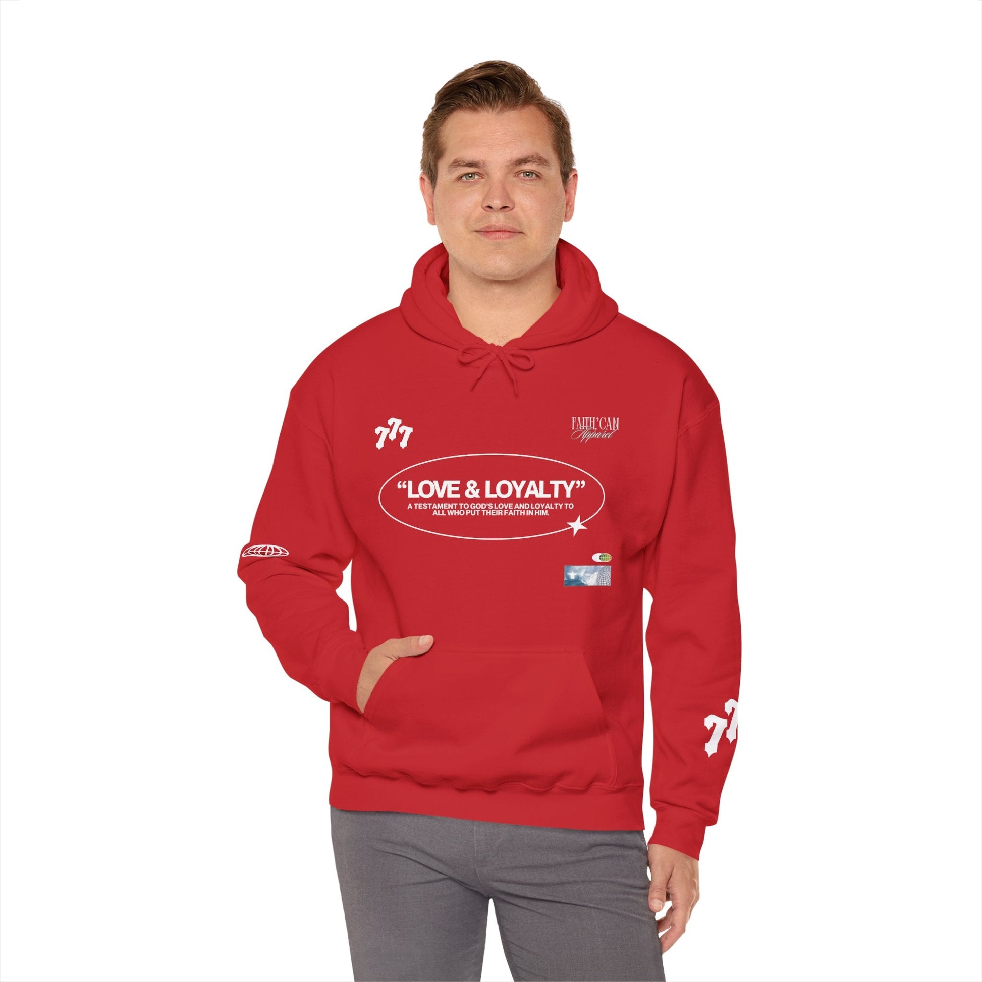 "LOVE & LOYALTY" Unisex Heavy Blend Hoodie - Faith, Can Apparel