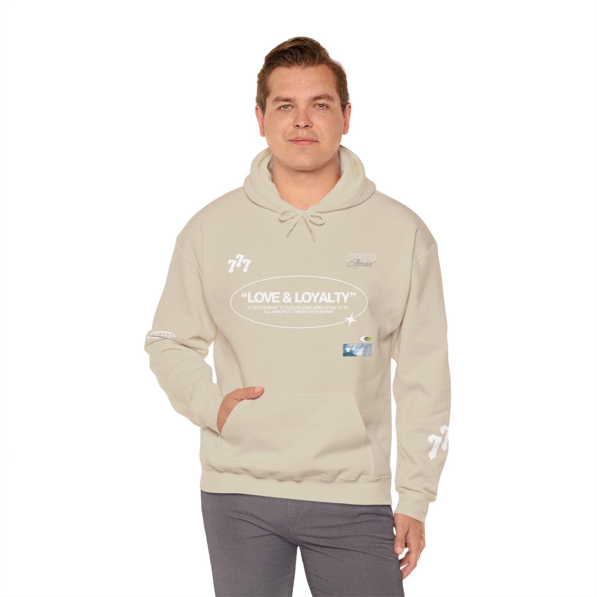 "LOVE & LOYALTY" Unisex Heavy Blend Hoodie - Faith, Can Apparel