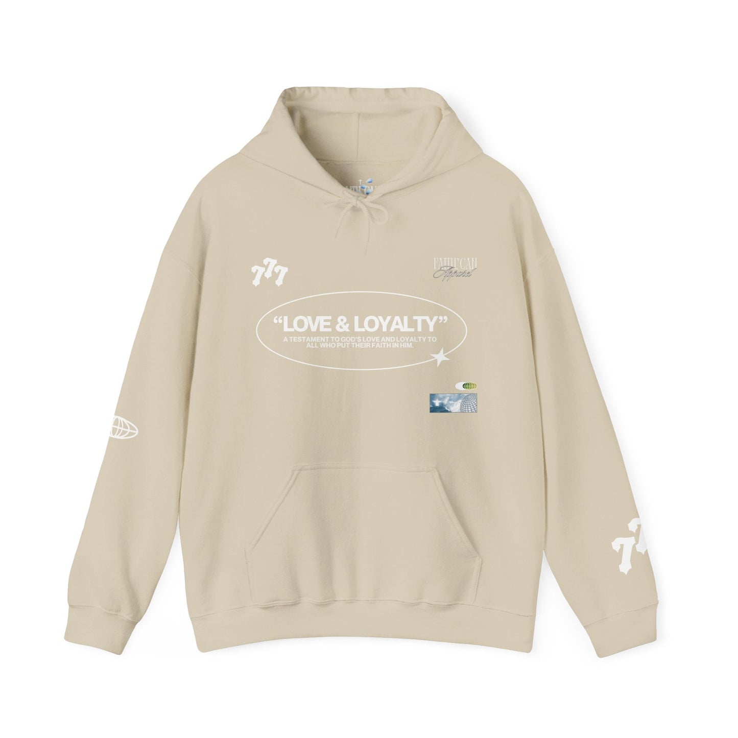 "LOVE & LOYALTY" Unisex Heavy Blend Hoodie - Faith, Can Apparel