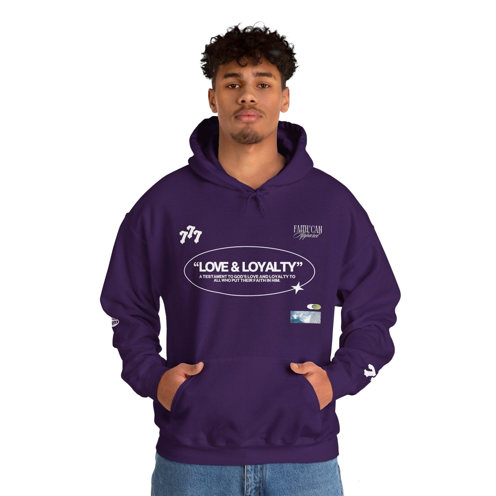 "LOVE & LOYALTY" Unisex Heavy Blend Hoodie - Faith, Can Apparel