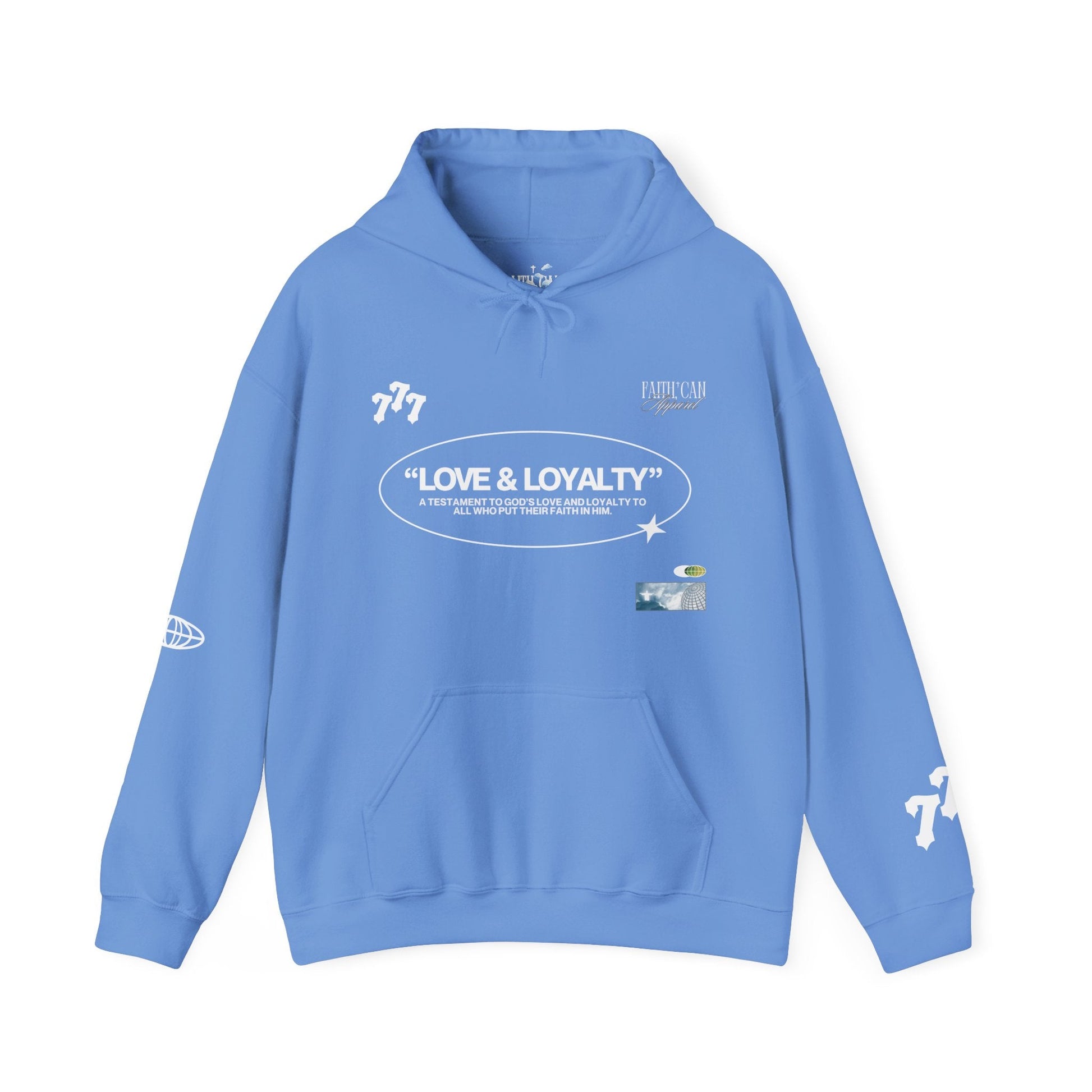 "LOVE & LOYALTY" Unisex Heavy Blend Hoodie - Faith, Can Apparel