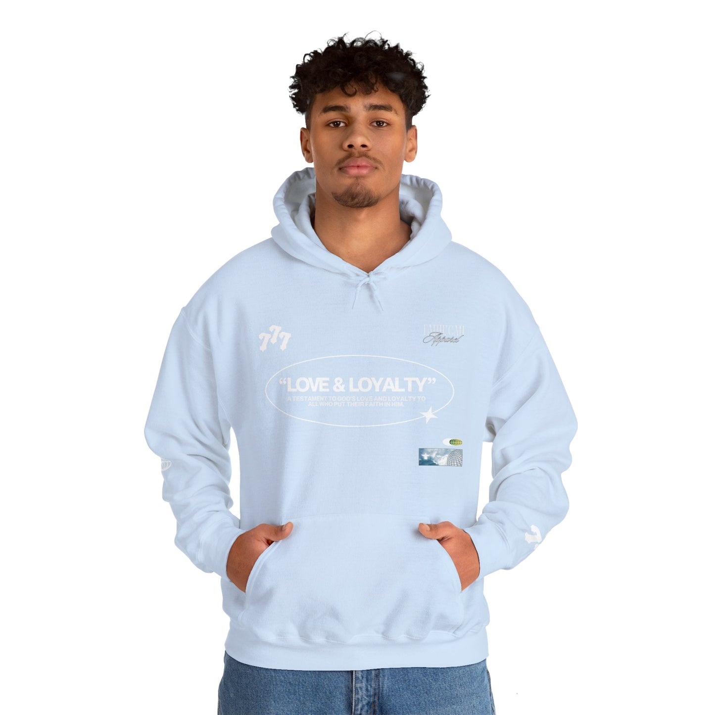 "LOVE & LOYALTY" Unisex Heavy Blend Hoodie - Faith, Can Apparel