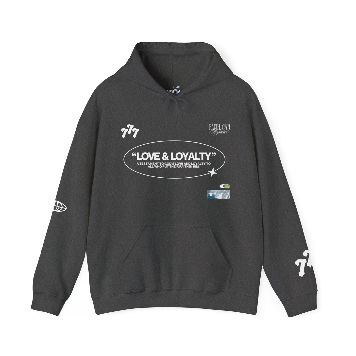 "LOVE & LOYALTY" Unisex Heavy Blend Hoodie - Faith, Can Apparel