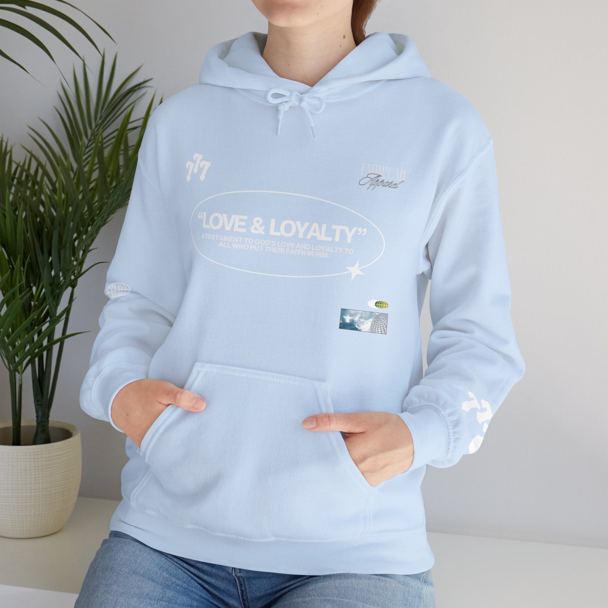 "LOVE & LOYALTY" Unisex Heavy Blend Hoodie - Faith, Can Apparel