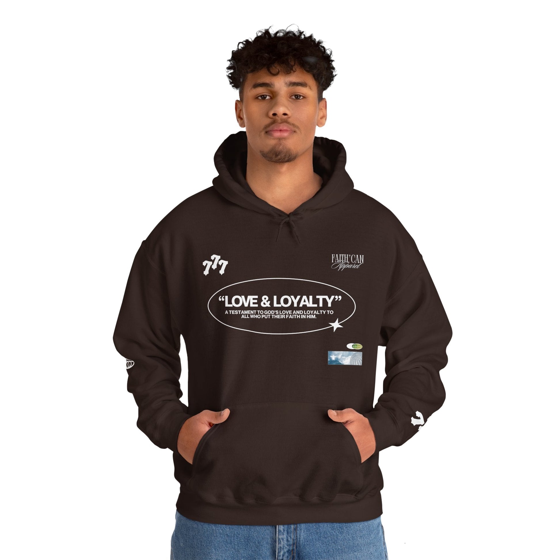 "LOVE & LOYALTY" Unisex Heavy Blend Hoodie - Faith, Can Apparel