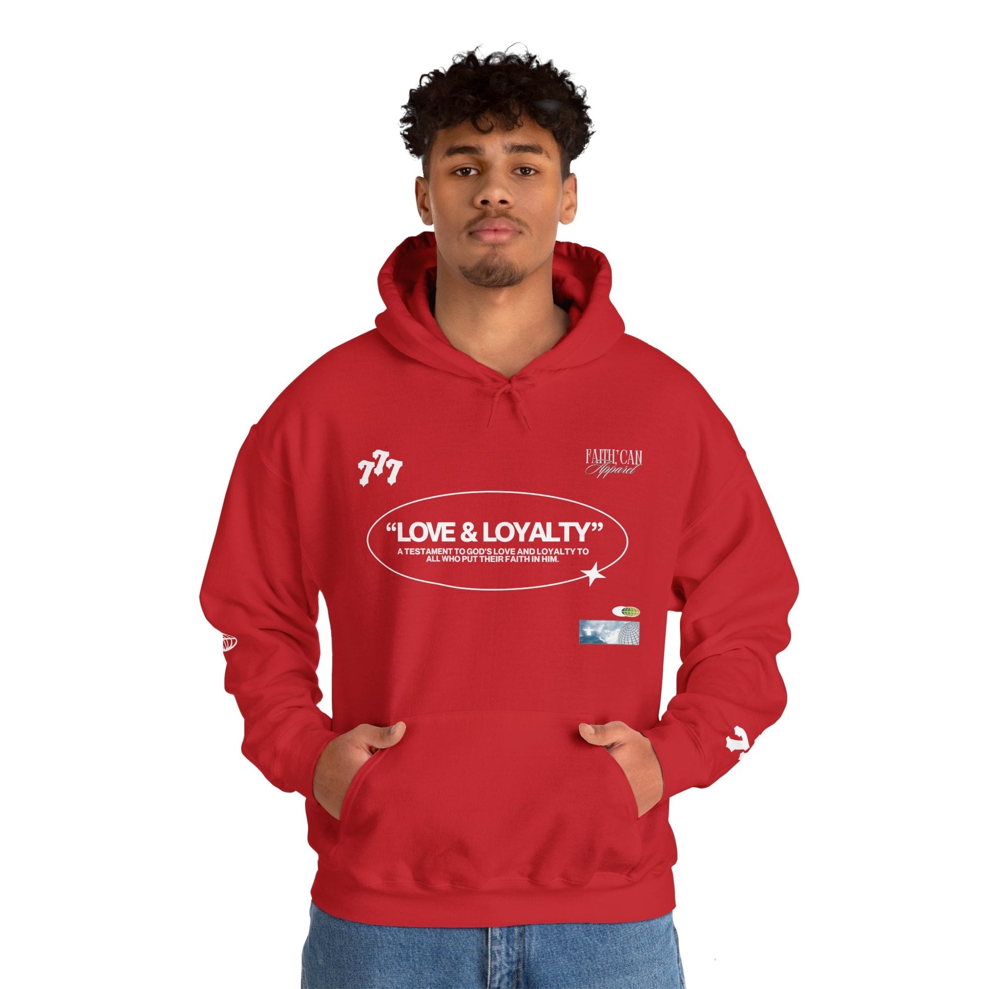 "LOVE & LOYALTY" Unisex Heavy Blend Hoodie - Faith, Can Apparel