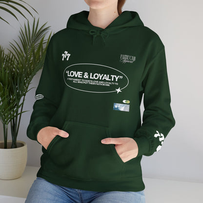 "LOVE & LOYALTY" Unisex Heavy Blend Hoodie - Faith, Can Apparel