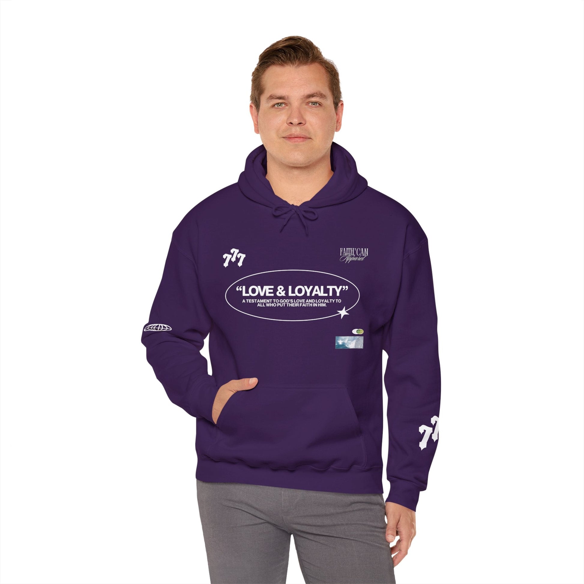 "LOVE & LOYALTY" Unisex Heavy Blend Hoodie - Faith, Can Apparel