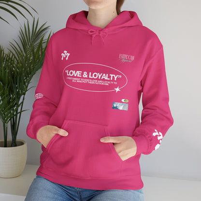 "LOVE & LOYALTY" Unisex Heavy Blend Hoodie - Faith, Can Apparel