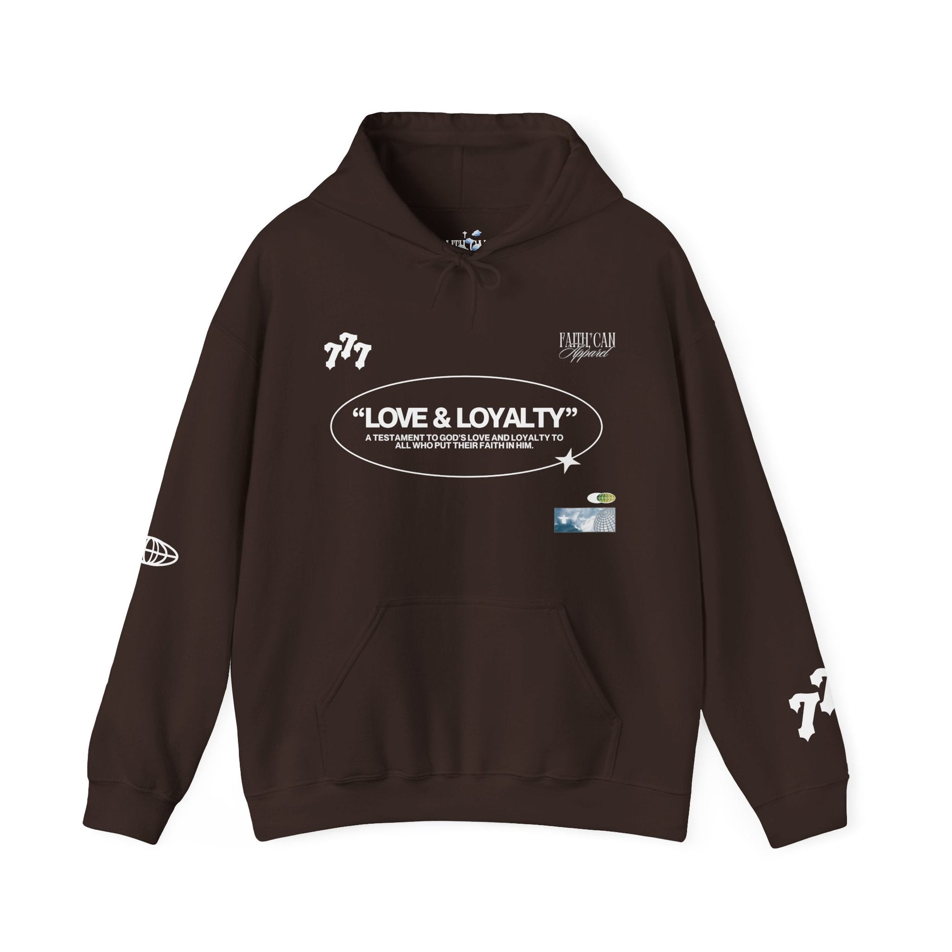 "LOVE & LOYALTY" Unisex Heavy Blend Hoodie - Faith, Can Apparel