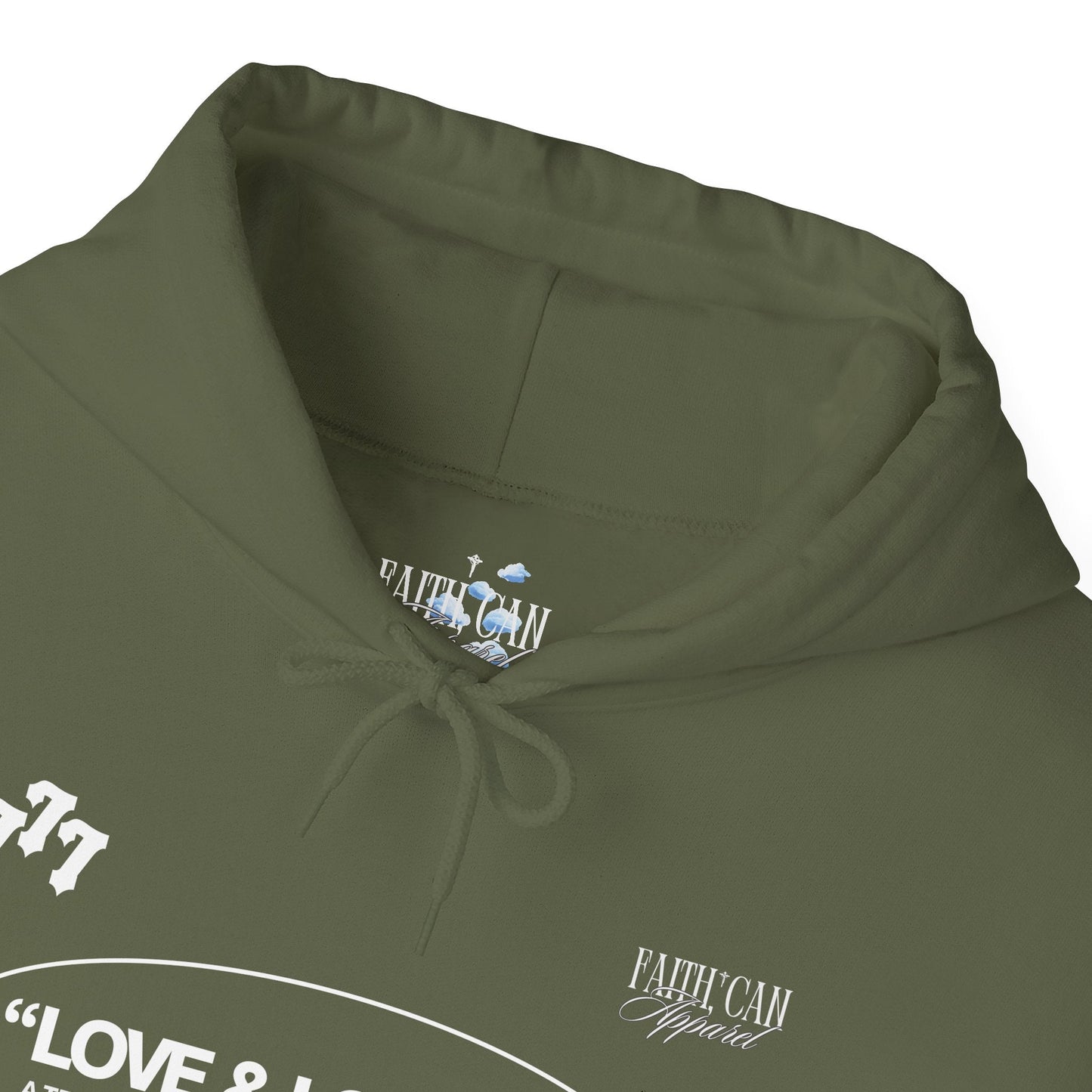 "LOVE & LOYALTY" Unisex Heavy Blend Hoodie - Faith, Can Apparel
