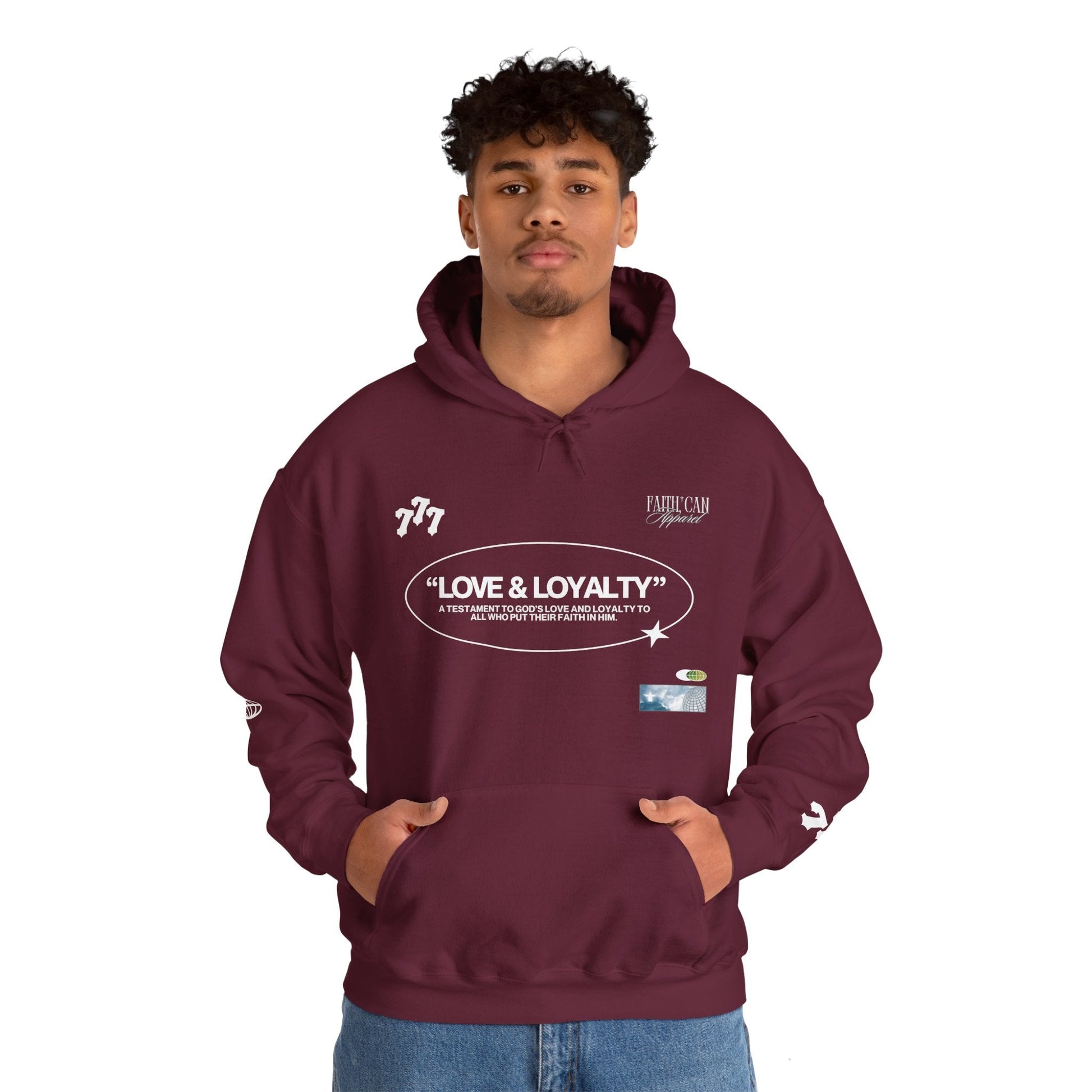 "LOVE & LOYALTY" Unisex Heavy Blend Hoodie - Faith, Can Apparel