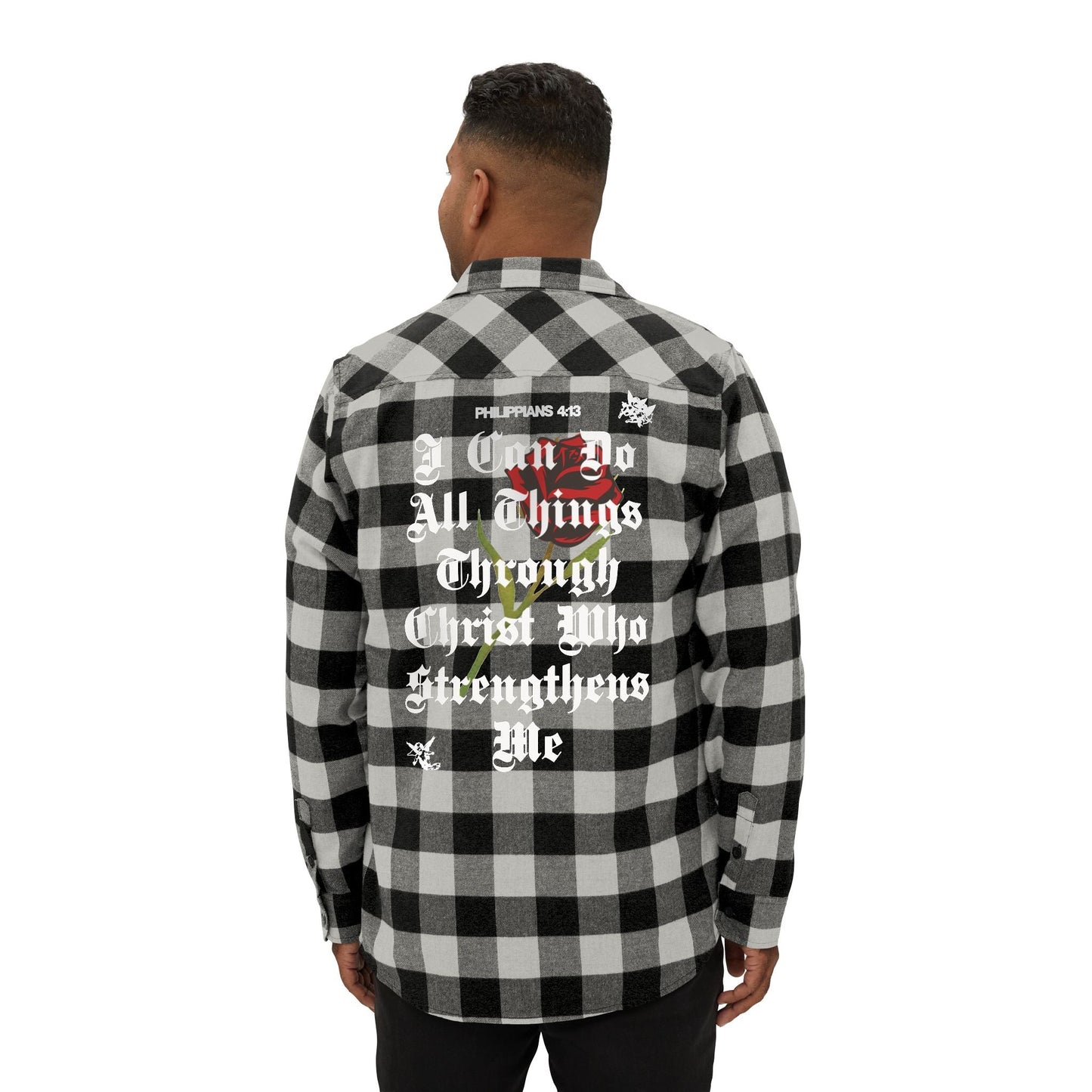 Philippians 4:13 Heavy Unisex Flannel - Faith, Can Apparel