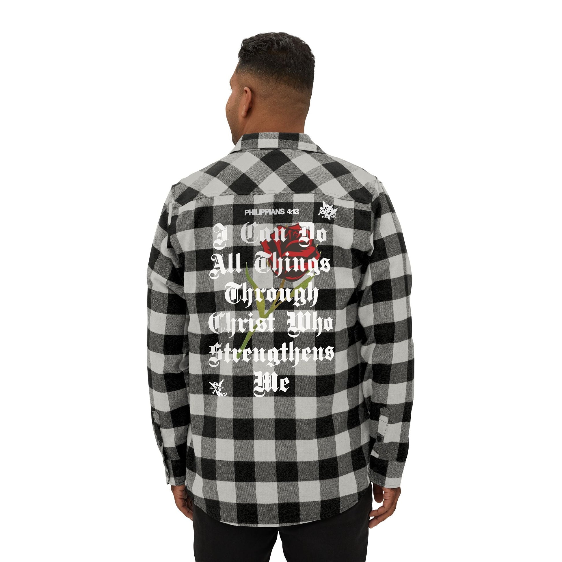 Philippians 4:13 Heavy Unisex Flannel - Faith, Can Apparel