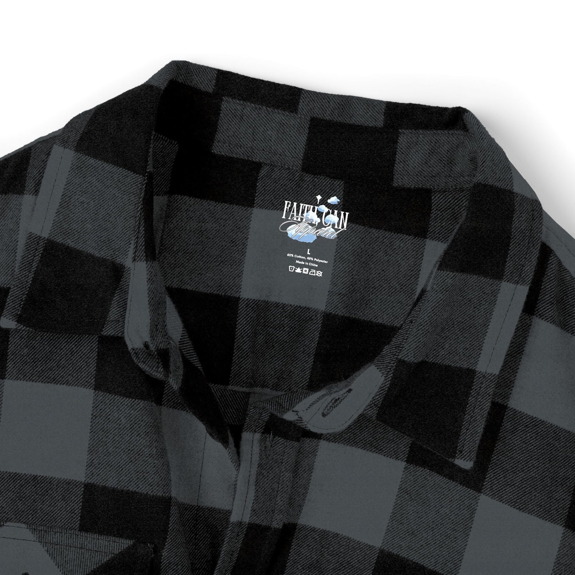 Philippians 4:13 Heavy Unisex Flannel - Faith, Can Apparel