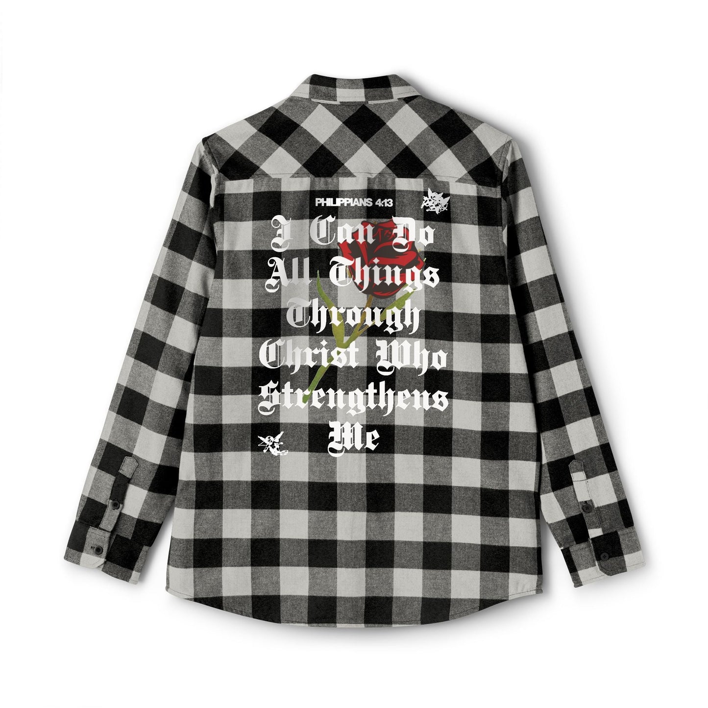 Philippians 4:13 Heavy Unisex Flannel - Faith, Can Apparel