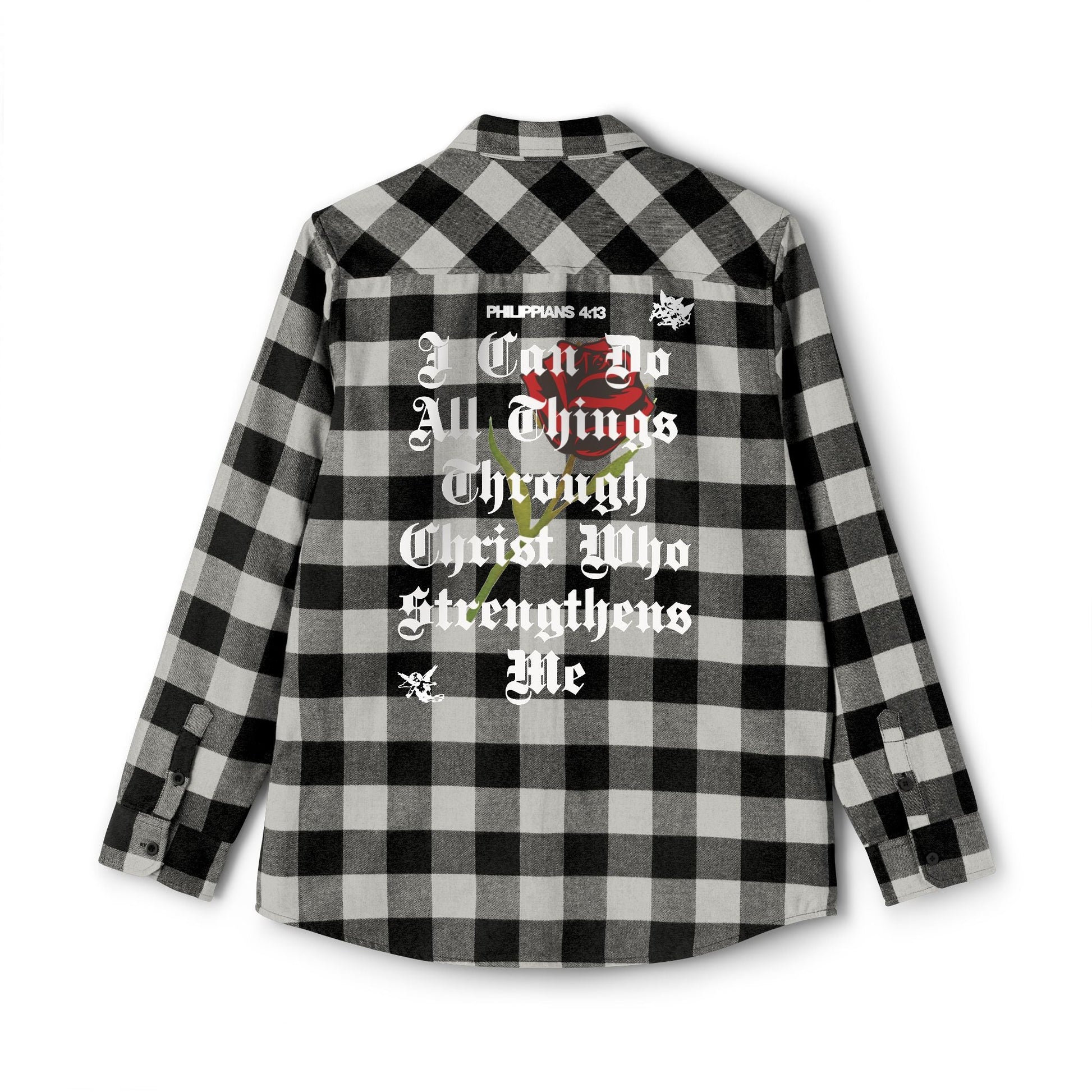 Philippians 4:13 Heavy Unisex Flannel - Faith, Can Apparel