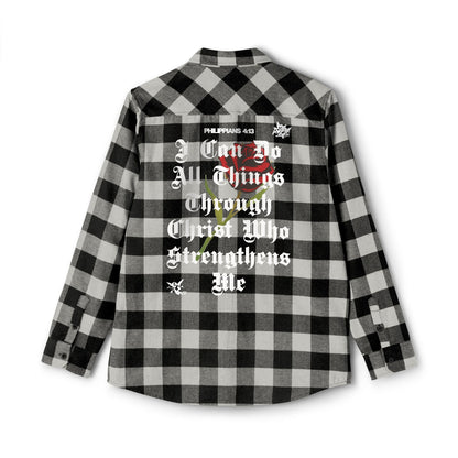 Philippians 4:13 Heavy Unisex Flannel - Faith, Can Apparel