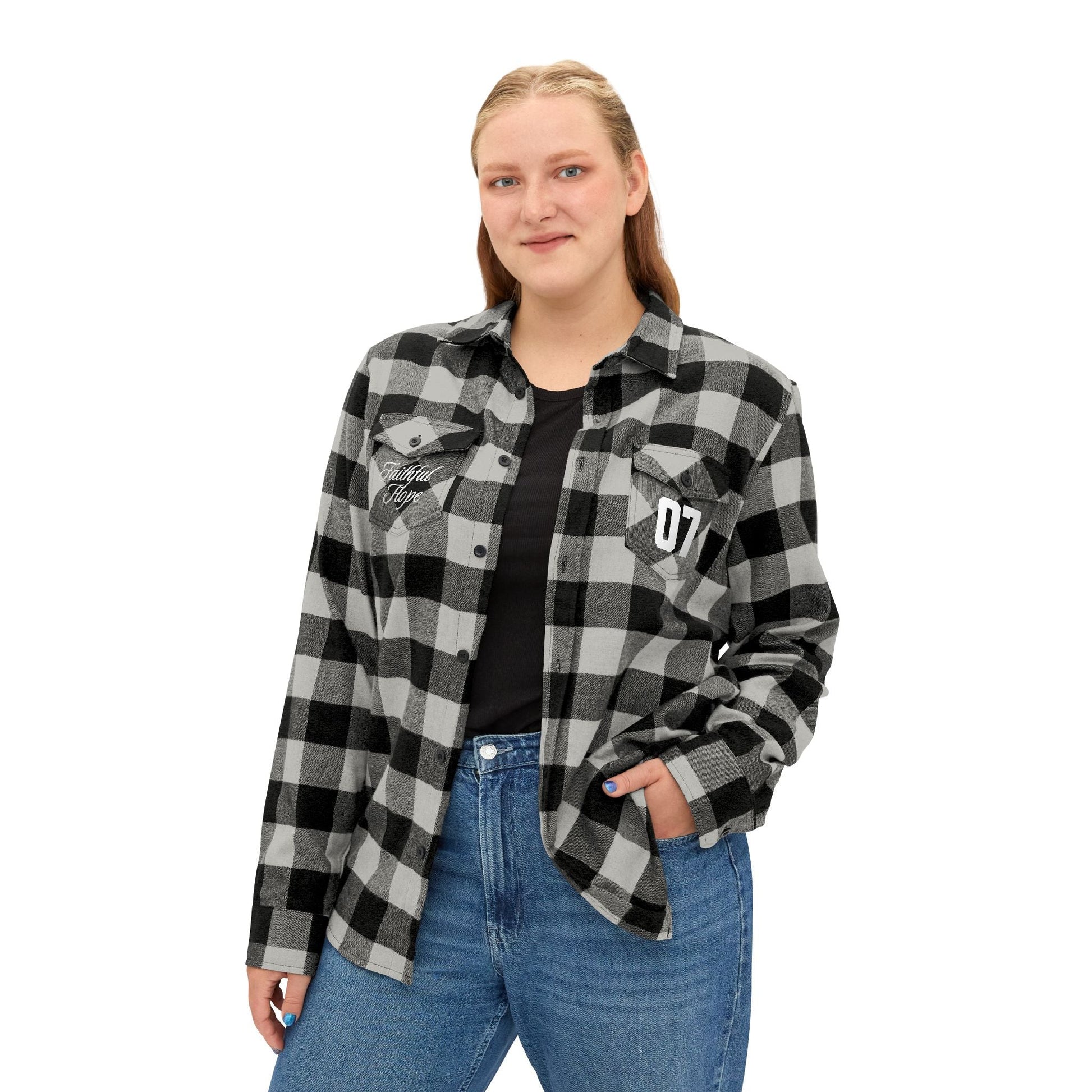 Philippians 4:13 Heavy Unisex Flannel - Faith, Can Apparel