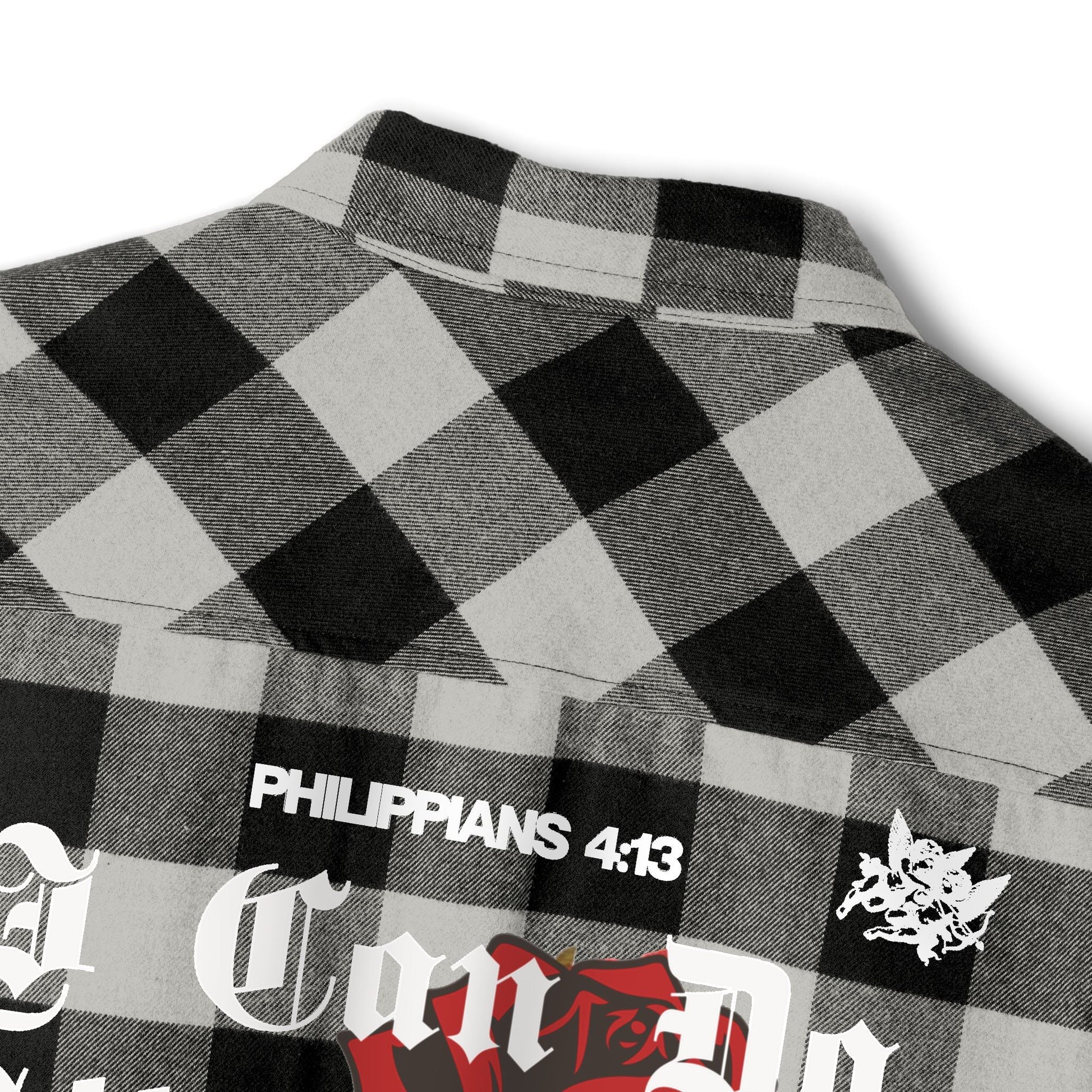 Philippians 4:13 Heavy Unisex Flannel - Faith, Can Apparel