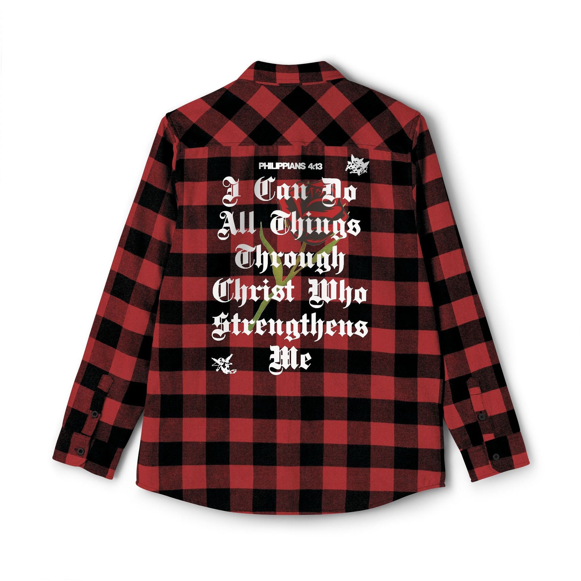 Philippians 4:13 Heavy Unisex Flannel - Faith, Can Apparel