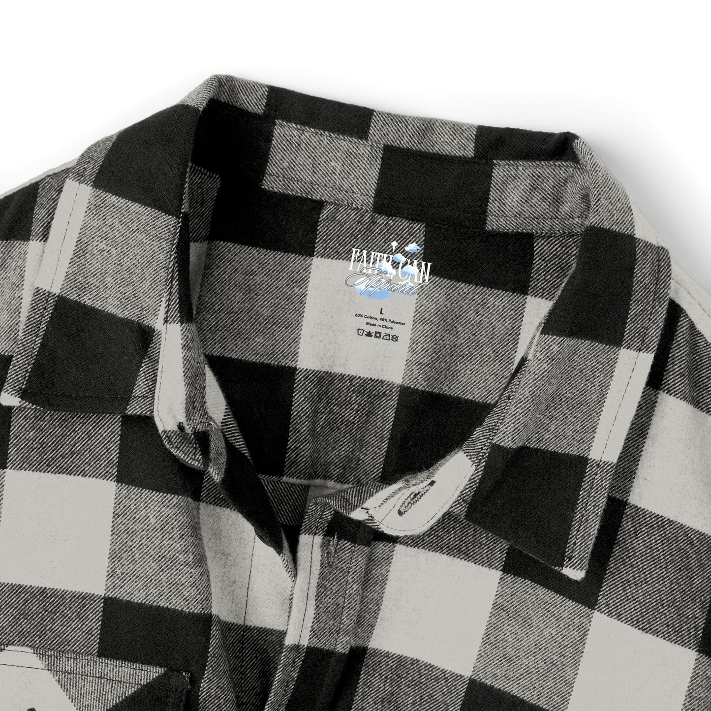 Philippians 4:13 Heavy Unisex Flannel - Faith, Can Apparel